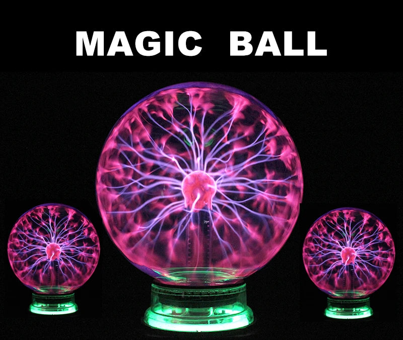 Novelty Magic Plasma Touch Sensor Light 3/4/5/6/8 inch