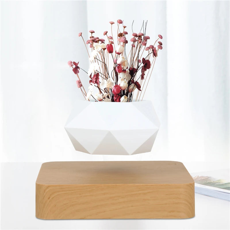 CLevitating Pot RotationMagnetic Suspension Floating Pot Potted Plant