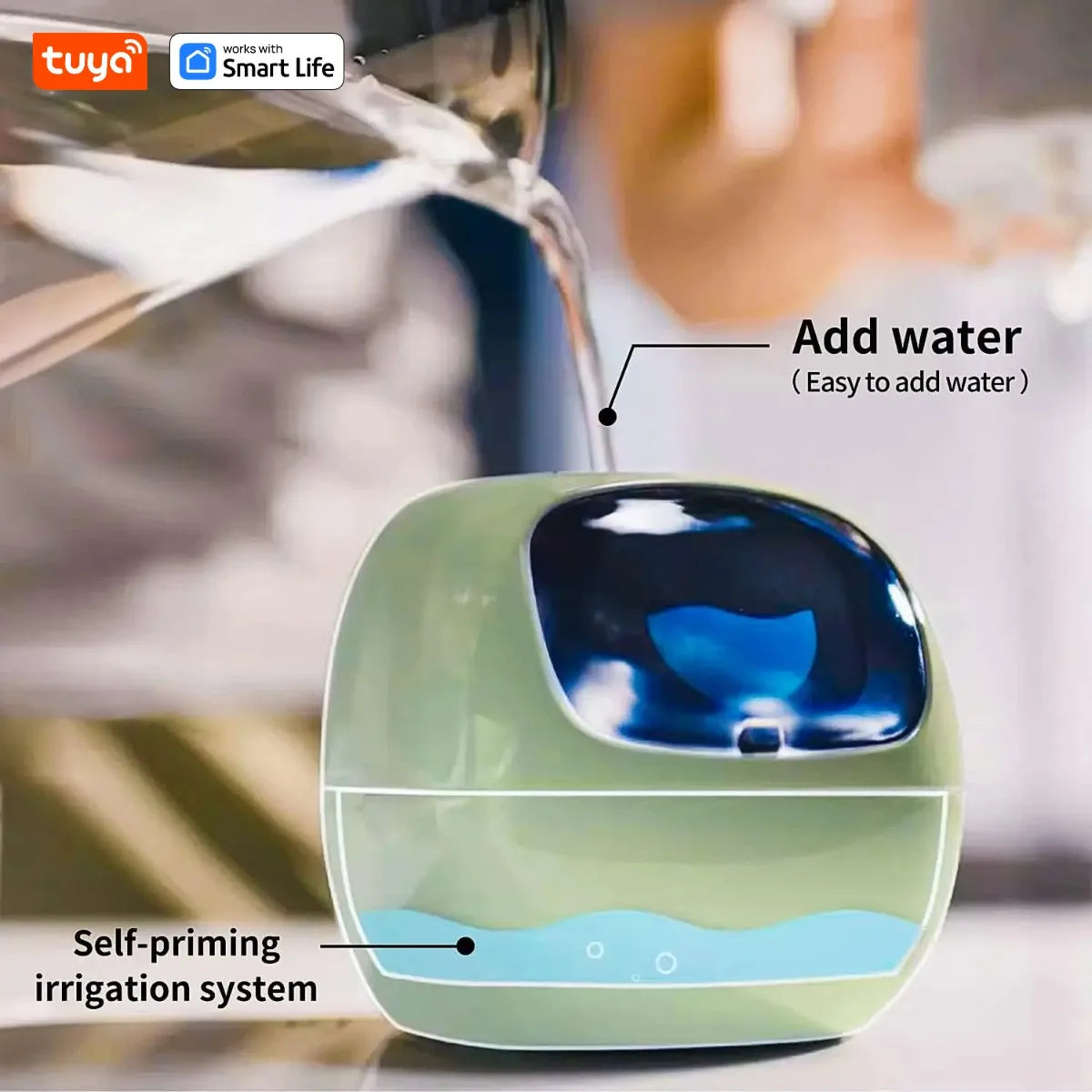 kuya Ivy Smart Planter,Endless Fun Over 49 Rich Expressions,7 smart sensors