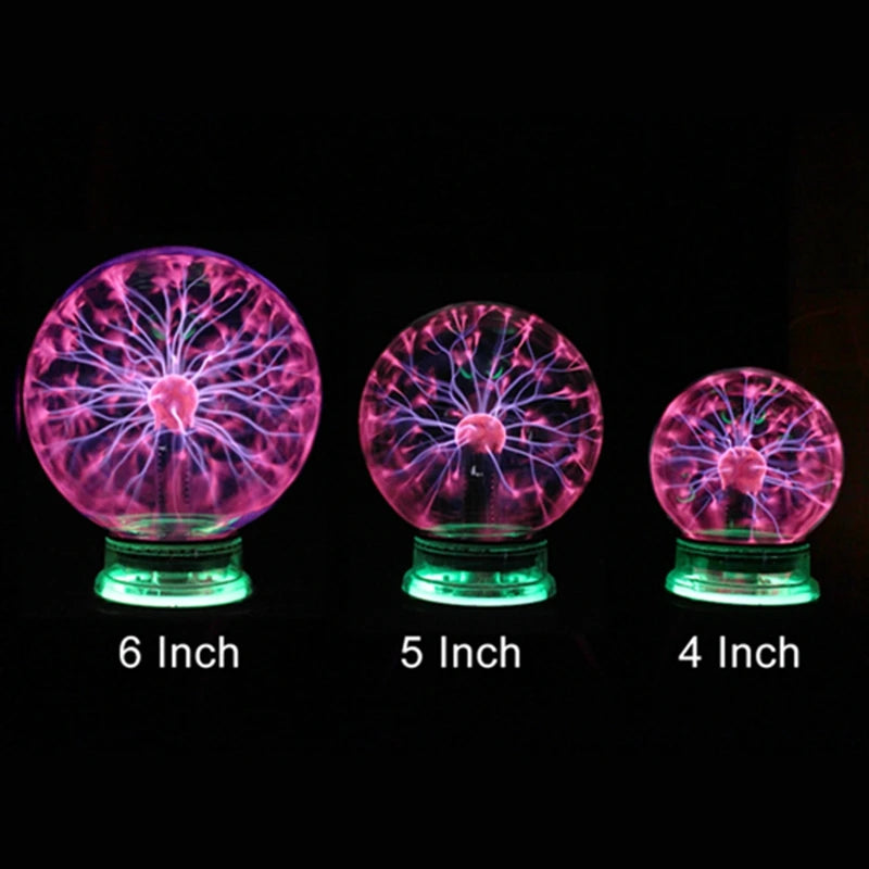 Novelty Magic Plasma Touch Sensor Light 3/4/5/6/8 inch