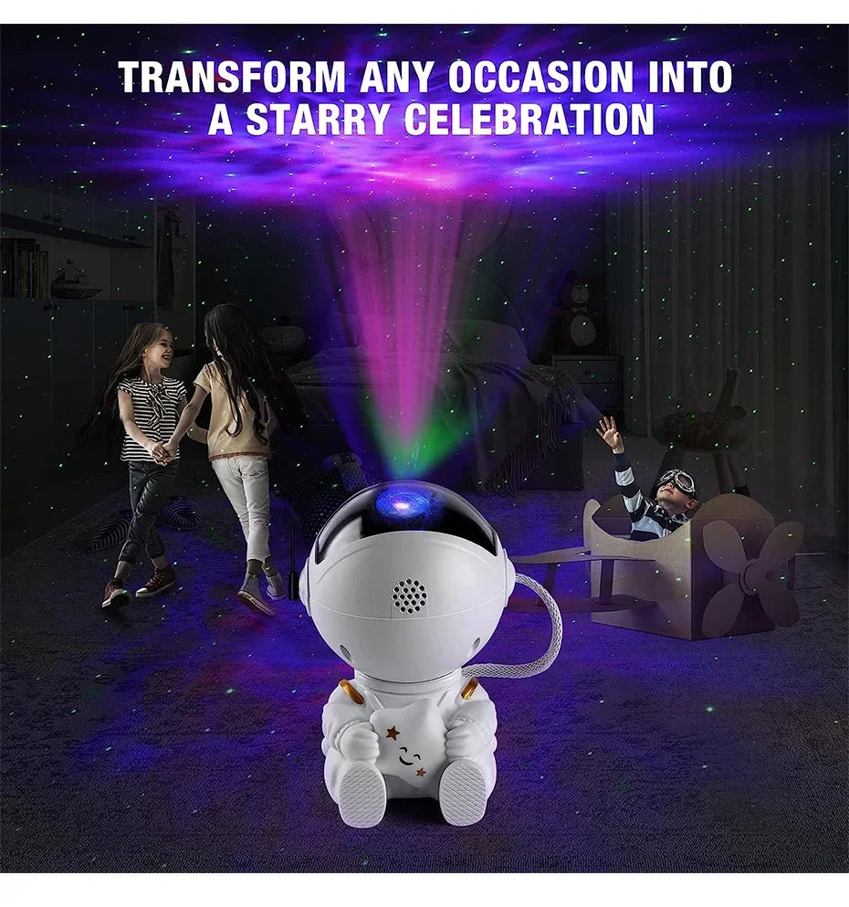 Star Projector Galaxy Night Light Astronaut Space Projector Starry Nebula Ceiling LED Lamp