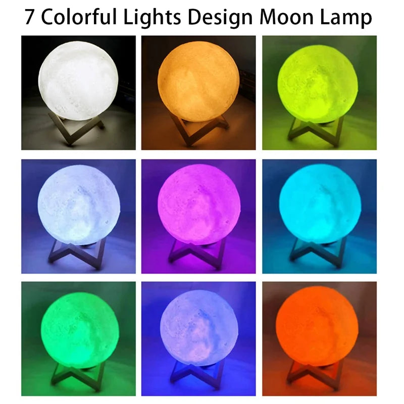 Z Book Light LED Moon Light Galaxy Light, Moon Night Light.