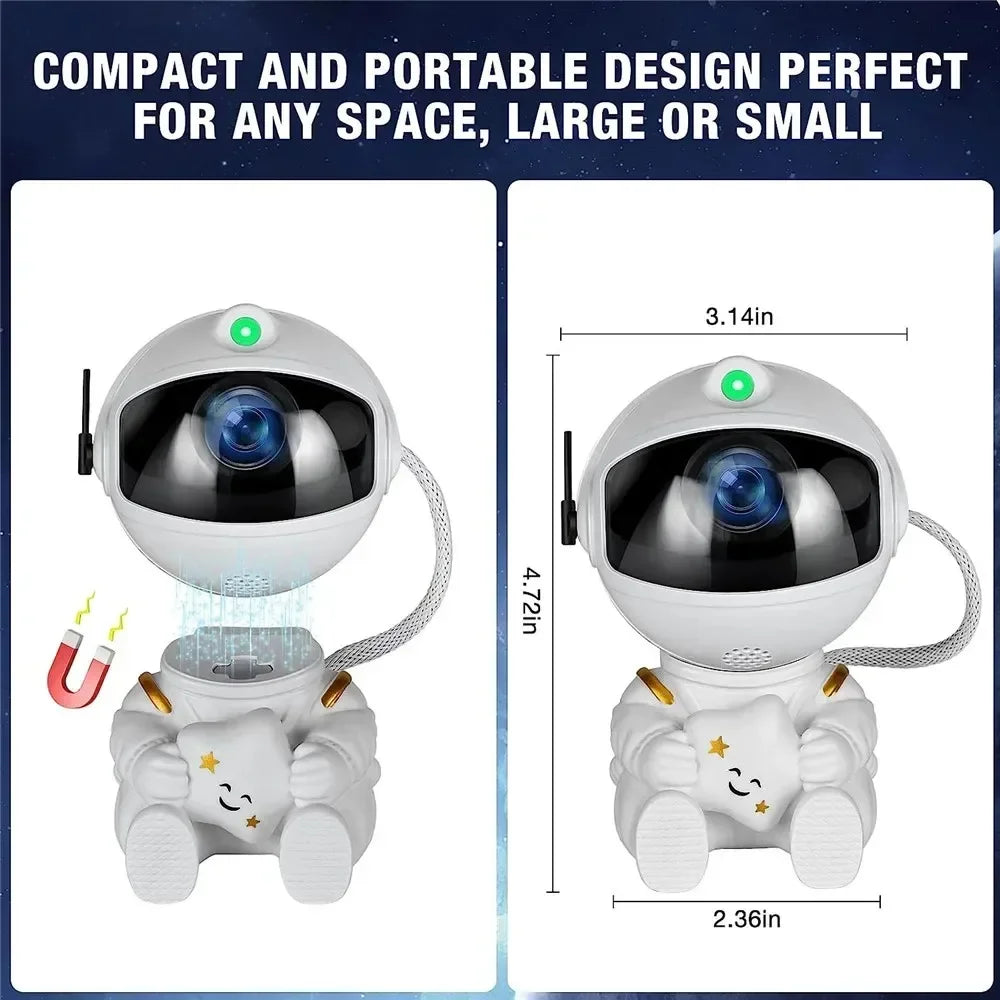 Star Projector Galaxy Night Light Astronaut Space Projector Starry Nebula Ceiling LED Lamp