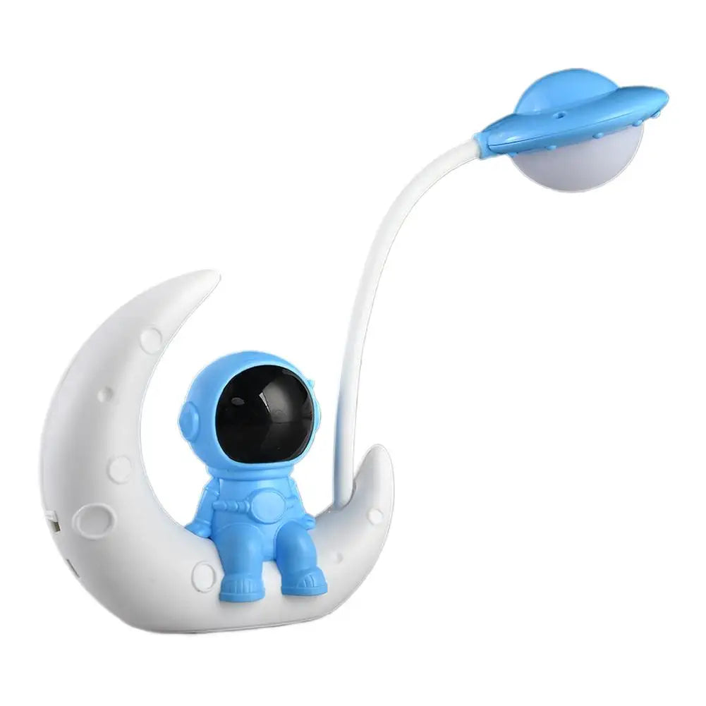 Novelty Moon Rechargeable LED Lamp USB Desk Night Light Table Reading Lamp for Home Study Bedroom Room Decoration Practical