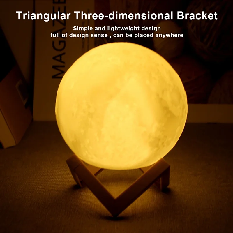 Z Book Light LED Moon Light Galaxy Light, Moon Night Light.