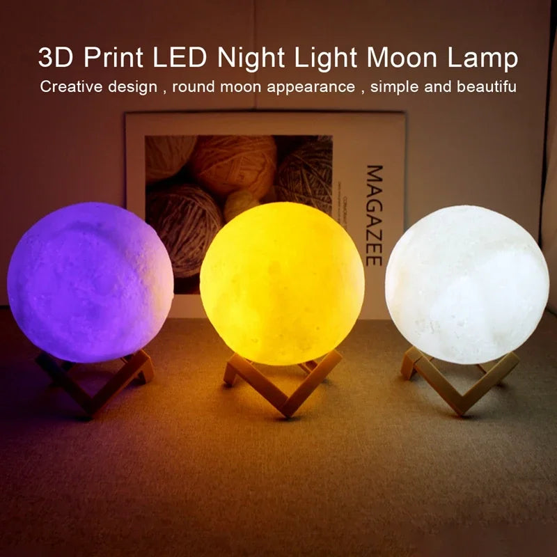 Z Book Light LED Moon Light Galaxy Light, Moon Night Light.