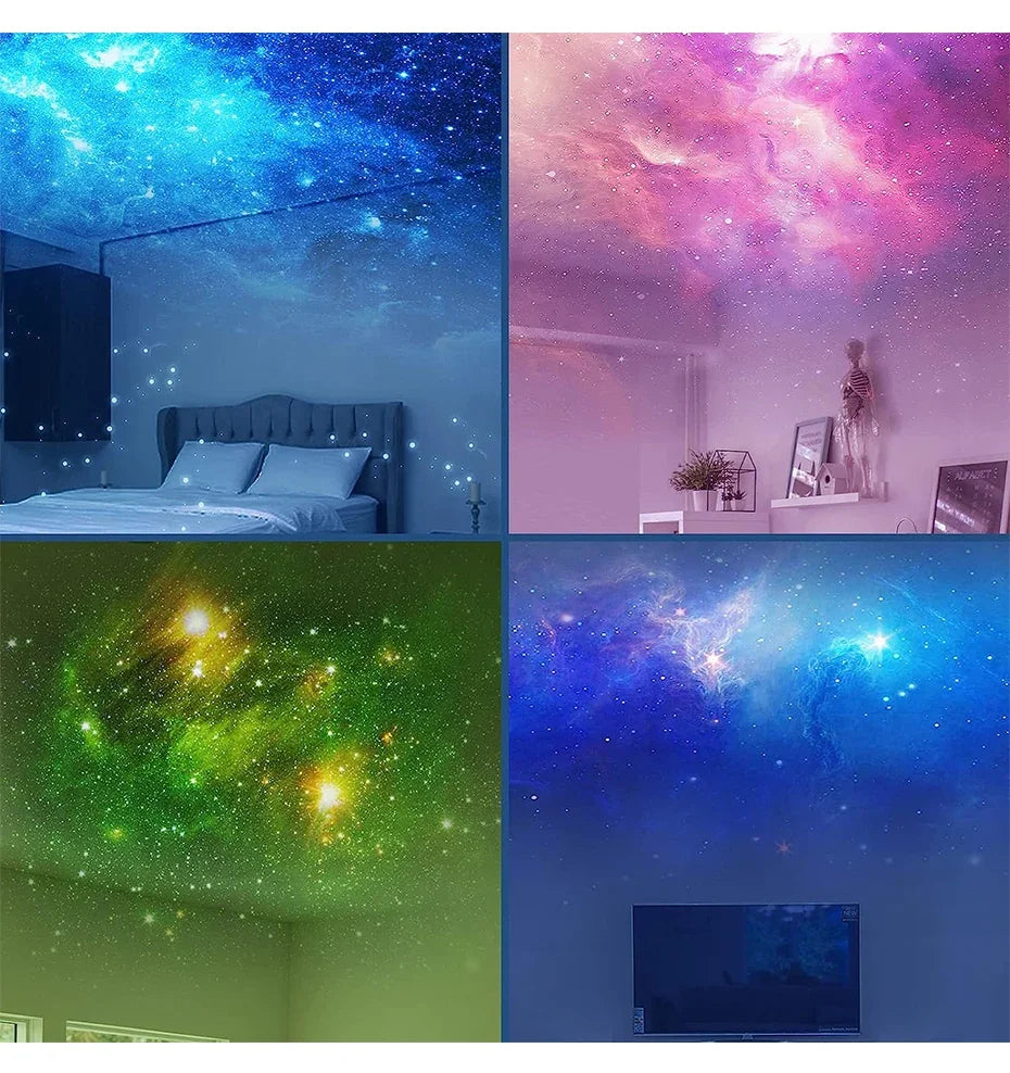 Star Projector Galaxy Night Light Astronaut Space Projector Starry Nebula Ceiling LED Lamp