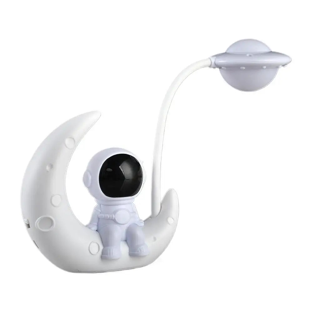 Novelty Moon Rechargeable LED Lamp USB Desk Night Light Table Reading Lamp for Home Study Bedroom Room Decoration Practical