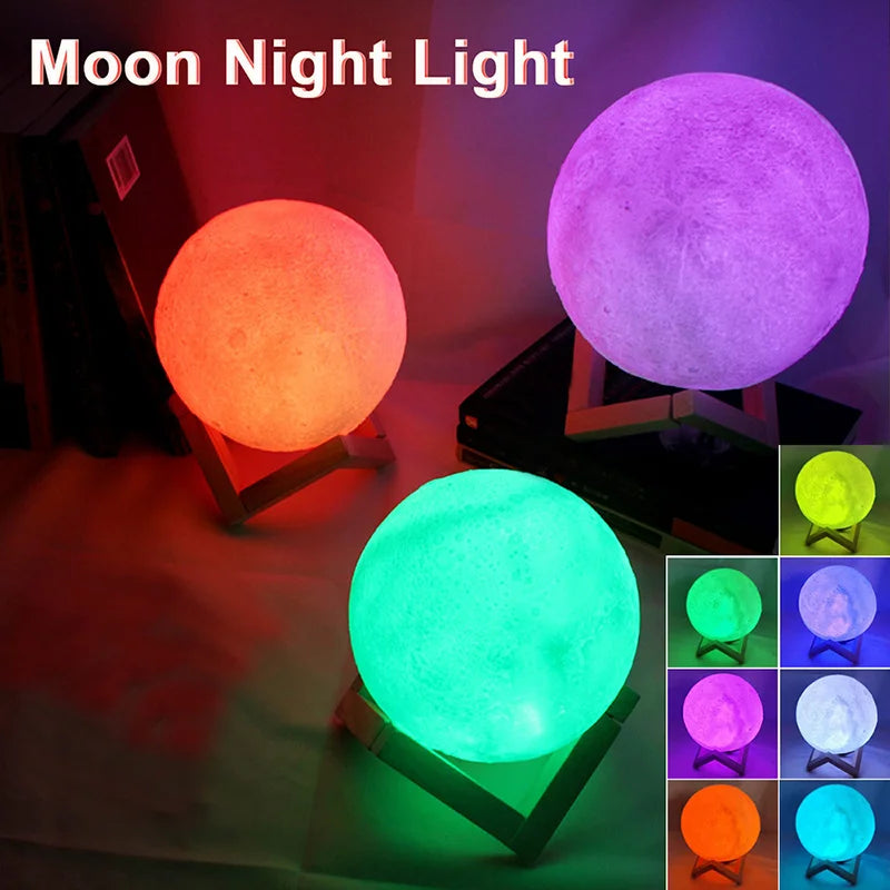 Z Book Light LED Moon Light Galaxy Light, Moon Night Light.