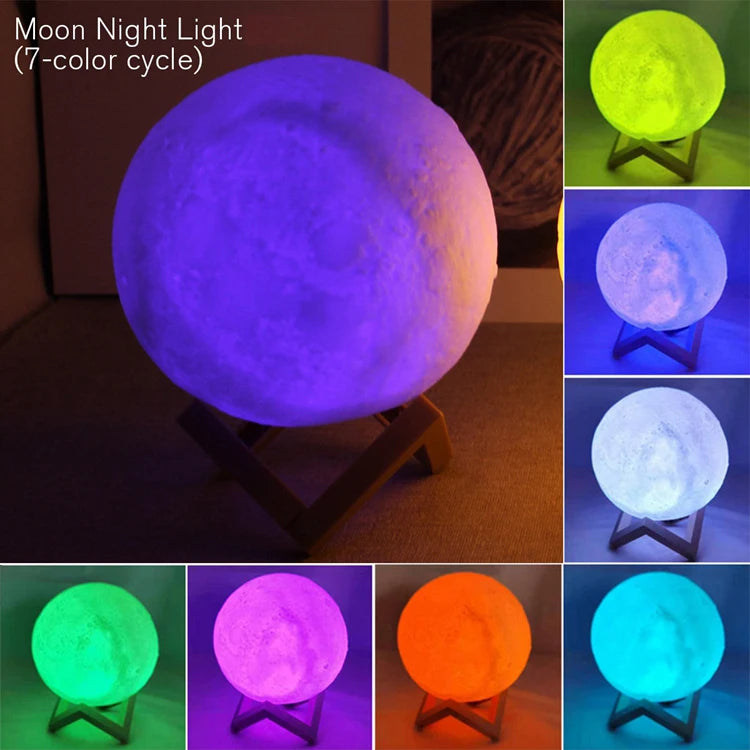 Z Book Light LED Moon Light Galaxy Light, Moon Night Light.