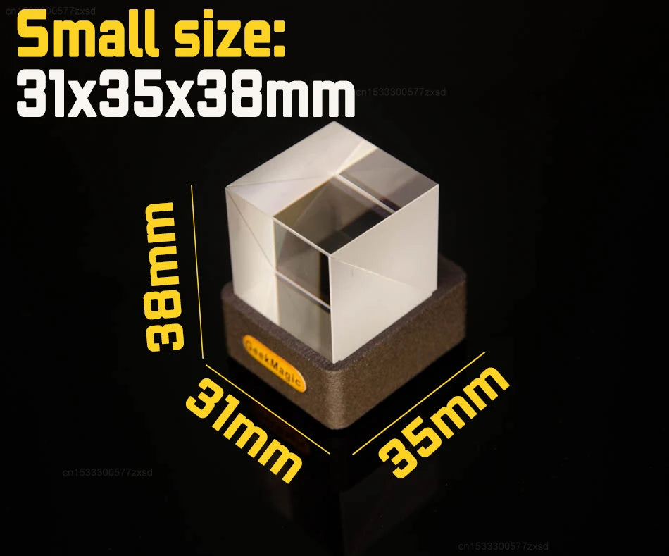 Ccrystal Cube Photo Display Holographic Desktop Smart Weather Station Digital Clock with GIF Animations Album