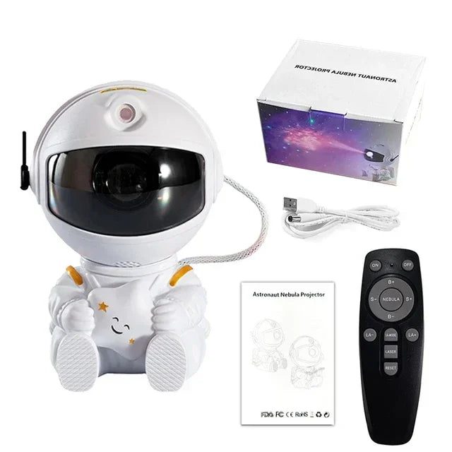 Star Projector Galaxy Night Light Astronaut Space Projector Starry Nebula Ceiling LED Lamp