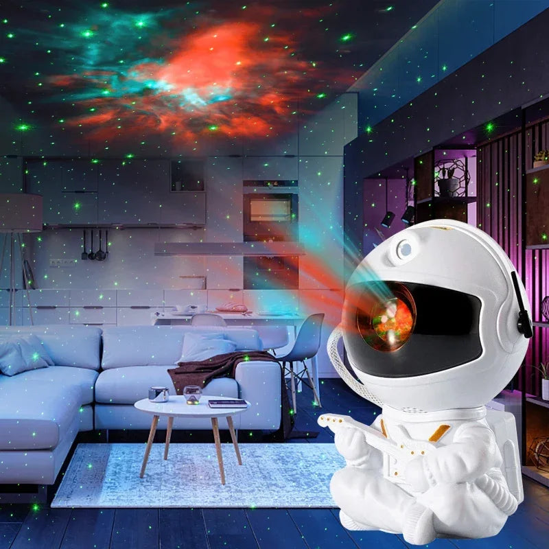 Star Projector Galaxy Night Light Astronaut Space Projector Starry Nebula Ceiling LED Lamp
