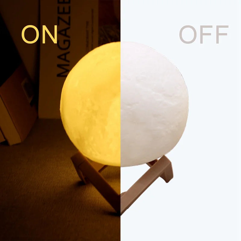 Z Book Light LED Moon Light Galaxy Light, Moon Night Light.